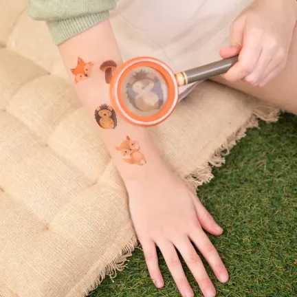 Tatuaże zmywalne Leśni przyjaciele 20szt.